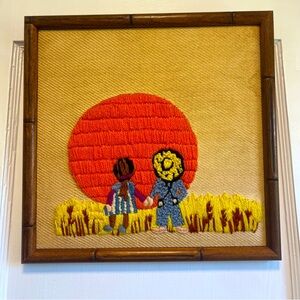 Creative Crewel Children & Sun Erica Wilson #7231 Columbia-Minerva 13x13 Art